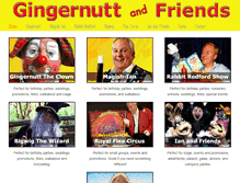 Tablet Screenshot of gingernutt.com